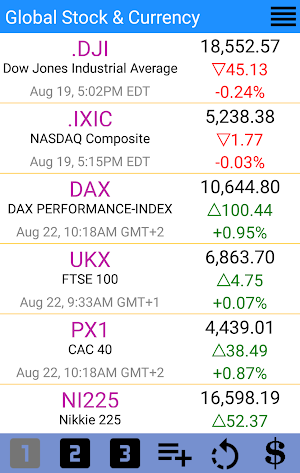 World Stocks & Currency Screenshot 0