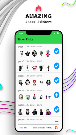 WAStickerApps - Joker Stickers For Whatsapp Screenshot 0