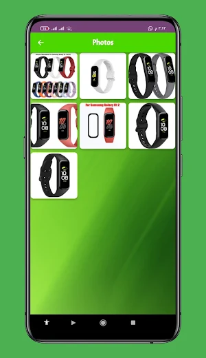 Samsung Galaxy Fit-e Guide Screenshot 1