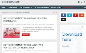 QHSE Documents Screenshot 0