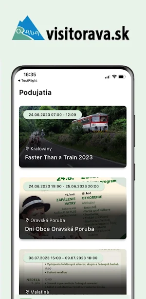 Visit Orava Screenshot 0
