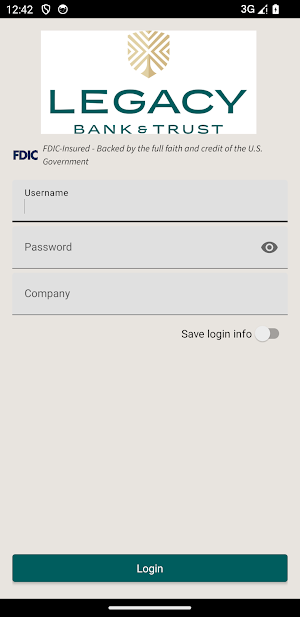 Legacy Bank and Trust mRDC Screenshot 0