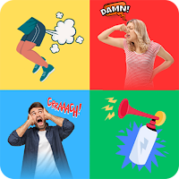 Prank Sounds Fart, Siren, Shot