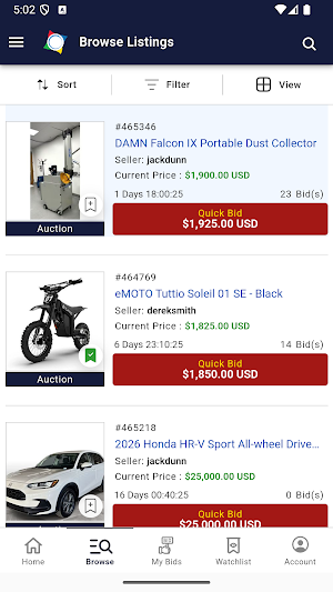 AuctionWorx Enterprise Demo Screenshot 3