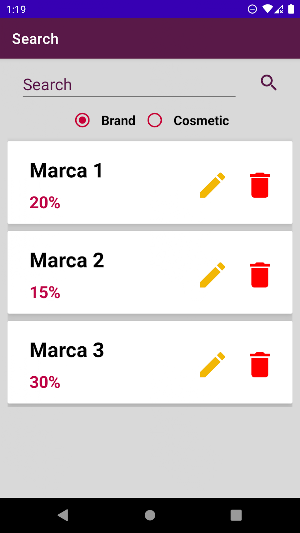 Perfumery Manager Screenshot 1