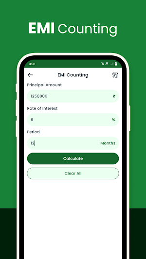 EMI loan Calculator Screenshot 1