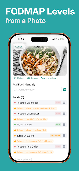 AI Gut Health and IBS Tracker Screenshot 2