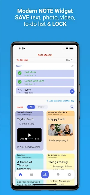 Notes, To-Do List, Note Master Screenshot 0