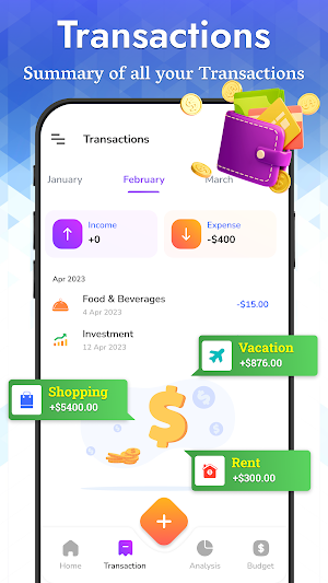 My Bucks - Expense Tracker Screenshot 1