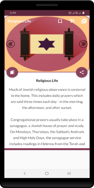 Jewish laws and customs Screenshot 2