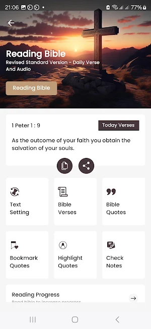 RSV Bible App - Offline Bible Screenshot 1