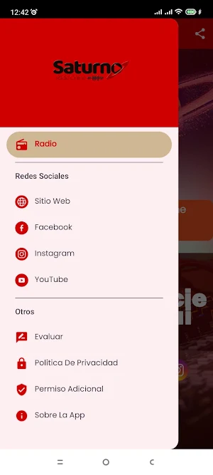 Radio Saturno Online Screenshot 2