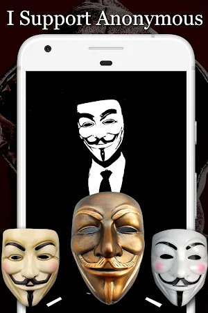 Anonymous Mask Photo Editor Free Screenshot 1