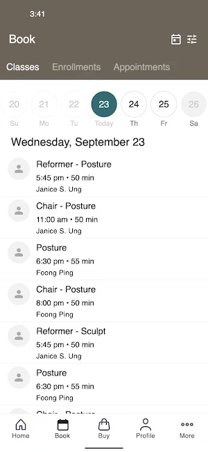 Agile Pilates Screenshot 1