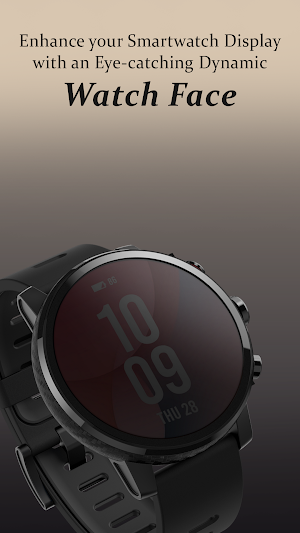 Classic Red Round Watch Face Screenshot 3