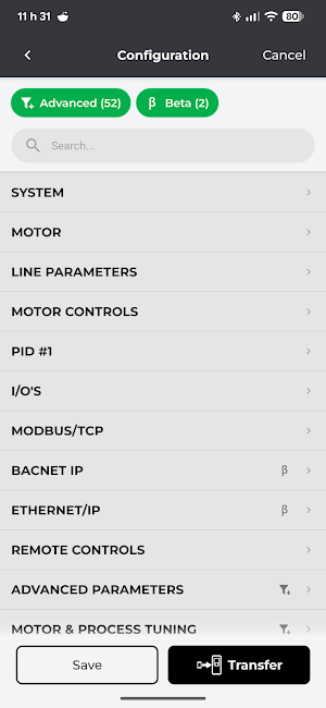 Clean Power VFD Screenshot 1