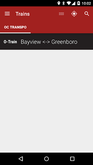 Ottawa OC Transpo Train - Mon… Screenshot 2