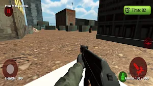 Zombie Shooting Border Zone Screenshot 1