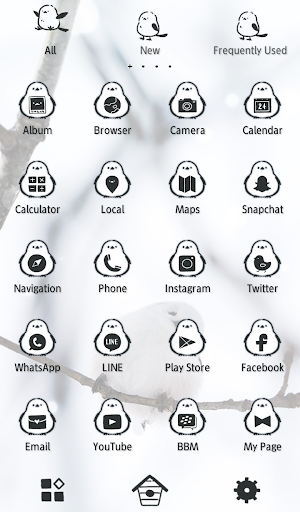 Fluffy Bushtit Theme Screenshot 2