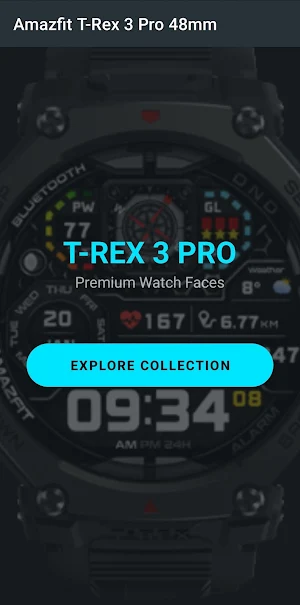 T-Rex 3 Pro 48mm Watch Faces Screenshot 1