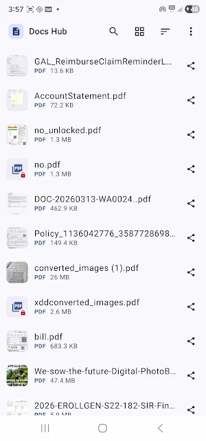 Documents Hub: PDF Organizer Screenshot 3