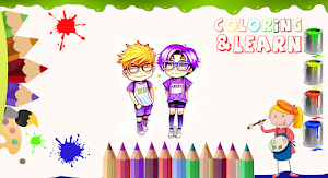 lankybox - Coloring Book Screenshot 0