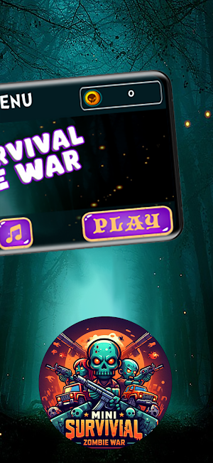 Mini Survival Zombie War Screenshot 1