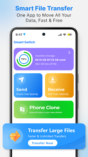 Data Transfer: Phone Clone App Screenshot 0