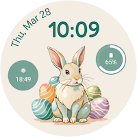 Easter Egg Bunny Watch Face