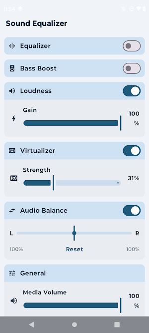 Sound Equalizer: Bass Booster Screenshot 3