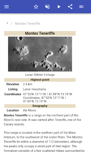 Surface of the moon Screenshot 1
