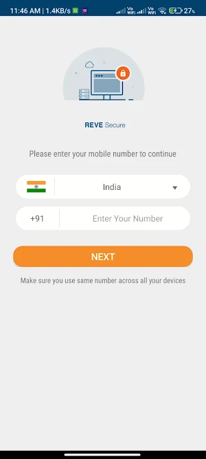 REVE SECURE 2FA Screenshot 1