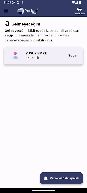 Yerlem Personel Screenshot 3