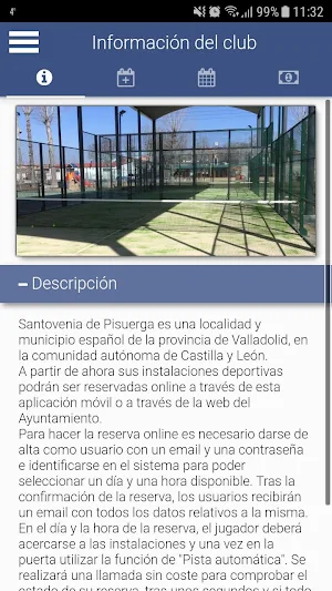 Ayto Santovenia Deportes Screenshot 2