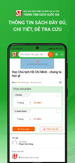 Sự thật Books Screenshot 2