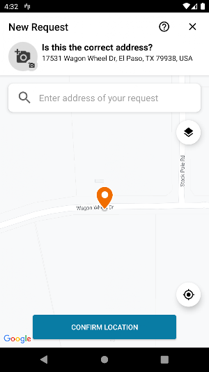 El Paso County SeeClickFix Screenshot 1