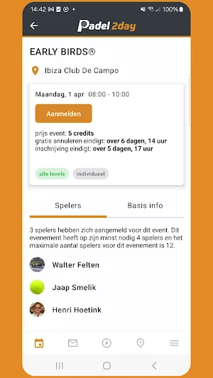 Padel2Day Screenshot 1