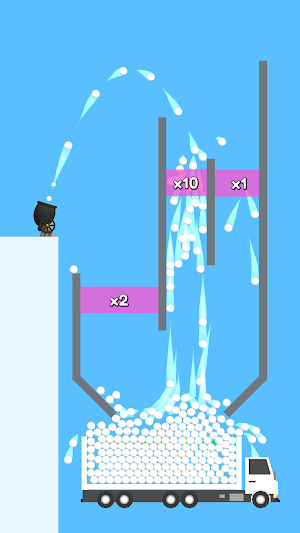 Clone Ball Cannon - Drop & Multiplication Puzzle Screenshot 1