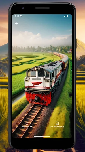 Wallpaper Kereta Api Indonesia Screenshot 1