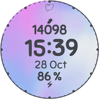 GS033 - Blue Motion Watch Face