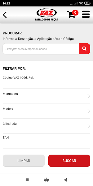 EBFVAZ - Catálogo Screenshot 1