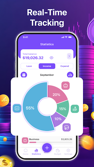 Easy Budget – Track & Save Screenshot 1