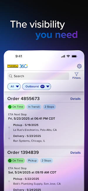 J.B. Hunt 360 Screenshot 3