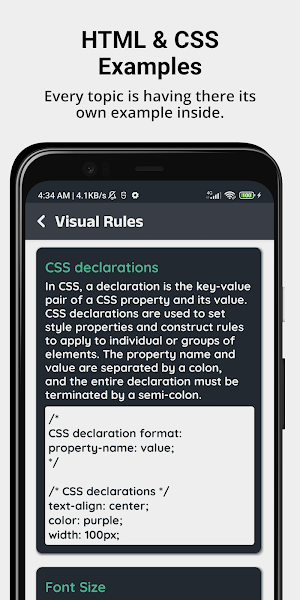 HTML & CSS Cheatsheets Pro Screenshot 3