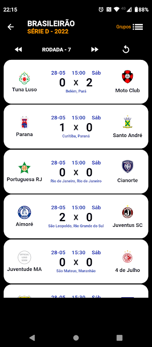 Brasileirão Série D Screenshot 2