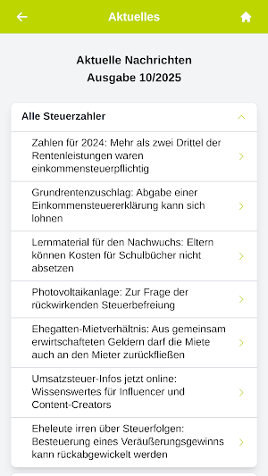 SteuerBerater Markus Schmetz Screenshot 1