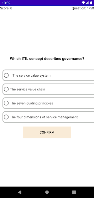 ITIL 4 Practice Questions Screenshot 2