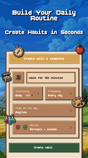 Pixelio - Habit tracker RPG Screenshot 1