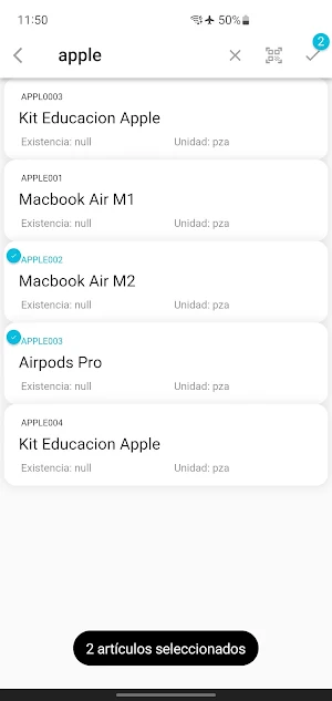 Pedidos Móvil Screenshot 3