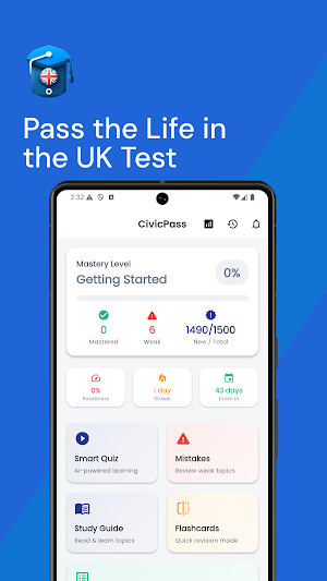 CivicPass: Life in the UK Test Screenshot 0